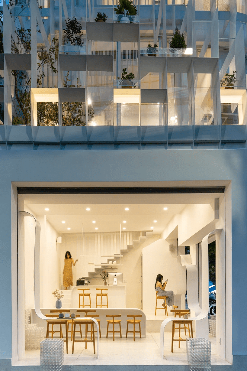 prédio-com-café-e-casa-no-vietnã prédio-com-café-e-casa-no-vietnã